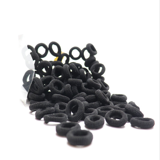 Elastic Hair Ties Mini Hair Bands -100 Pieces