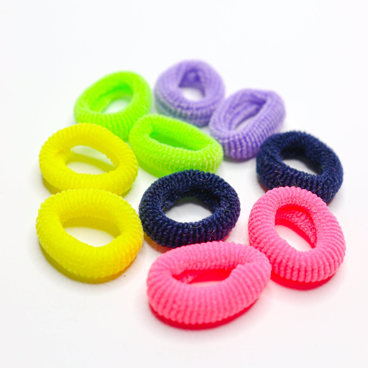 Elastic Hair Ties Mini Hair Bands -100 Pieces